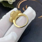 ¡®Loco¡¯CLOVER WHITE MOP RING
