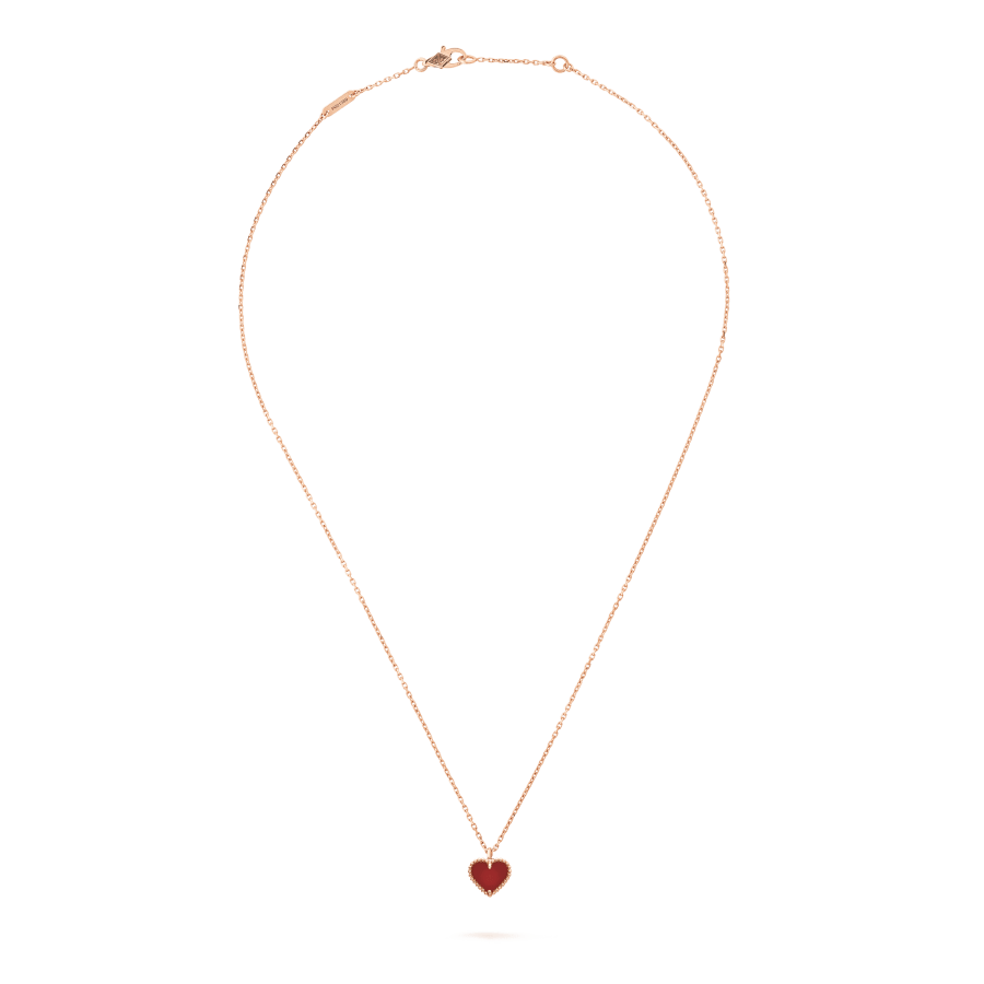 ¡®Loco¡¯SWEET CLOVER CARNELIAN HEART NECKLACE
