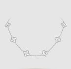 [¡®Loco¡¯]CLOVER 10 MOTIFS FULL DIAMOND NECKLACE