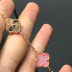[Loco]New  CLOVER 5 MOTIFS  PINK MOP BRACELET COLLECTION