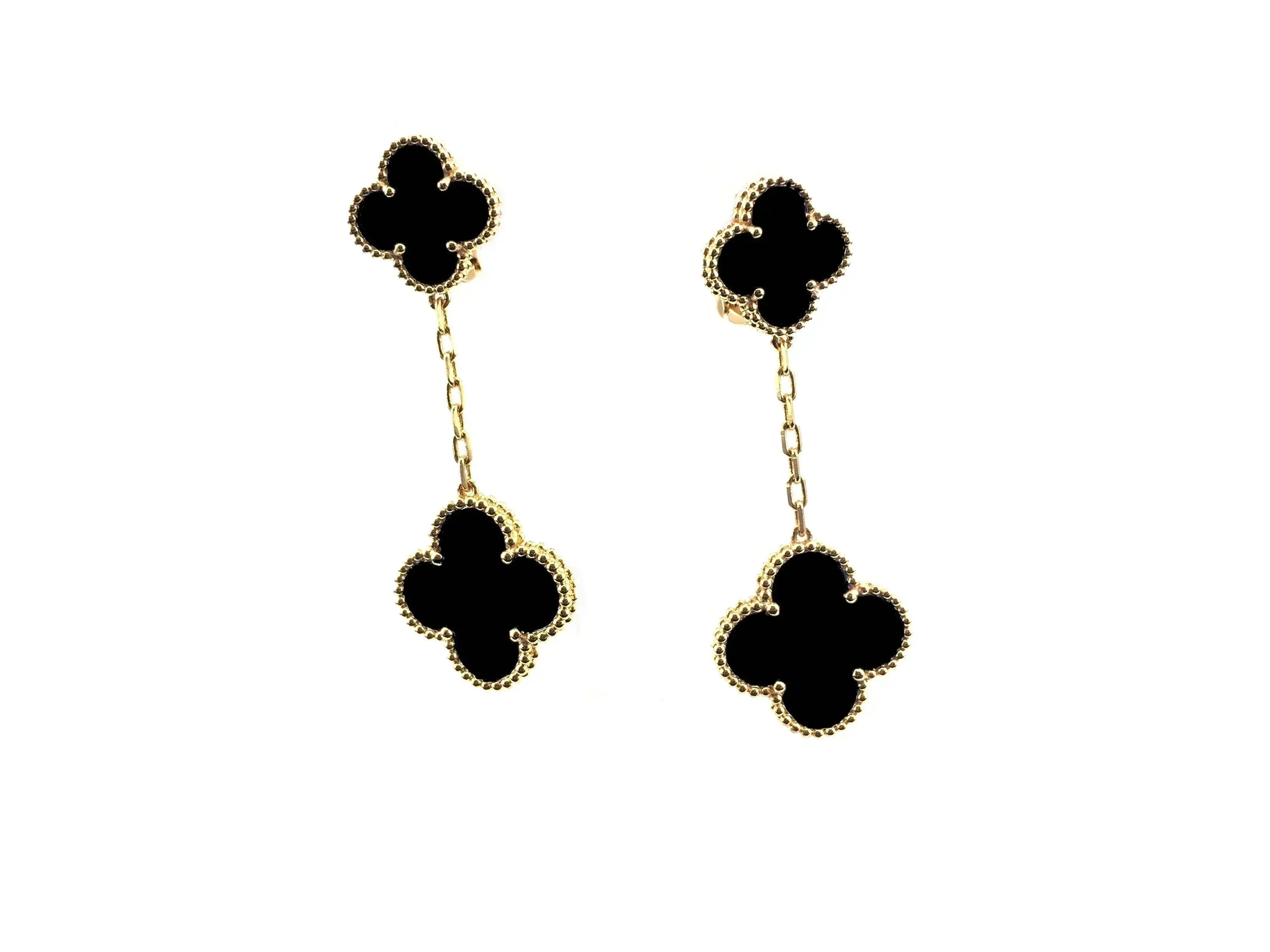 ¡®Loco¡¯CLOVER 2 MOTIFS  EARRINGS (MULTIPLE CHOICESC